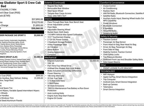 Used 2024 Jeep Gladiator Sport AWD/4WD image 6
