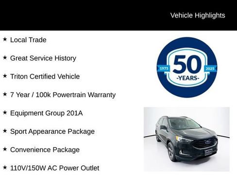 Used 2022 Ford Edge SEL w/ Sport Appearance Package AWD/4WD image 6