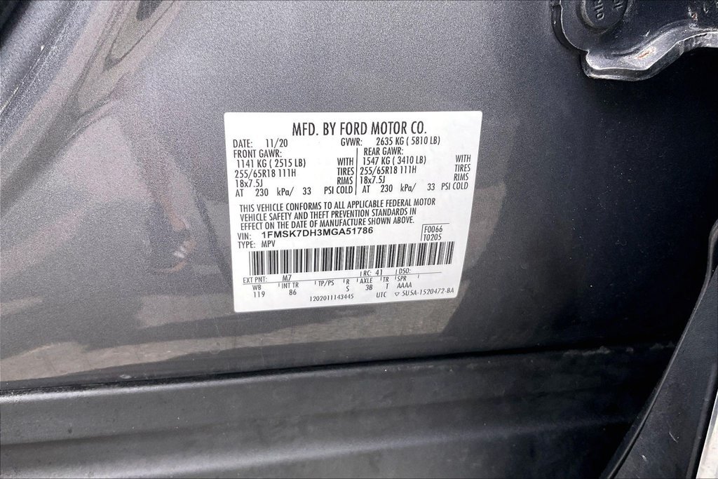 Used 2021 Ford Explorer XLT RWD image 34