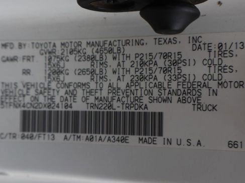Used 2013 Toyota Tacoma 2WD Regular Cab image 39