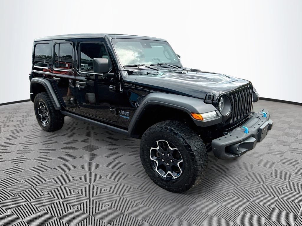 Used 2022 Jeep Wrangler Unlimited Rubicon 4xe w/ Steel Bumper Group AWD/4WD image 4
