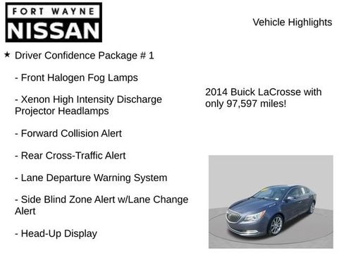 Used 2014 Buick LaCrosse Premium w/ Driver Confidence Package FWD image 8