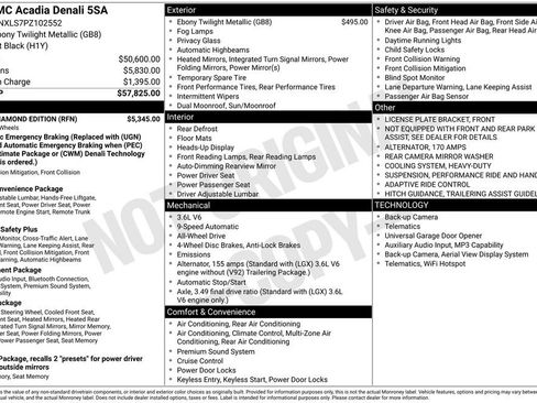 Used 2023 GMC Acadia Denali w/ Black Diamond Edition image 29