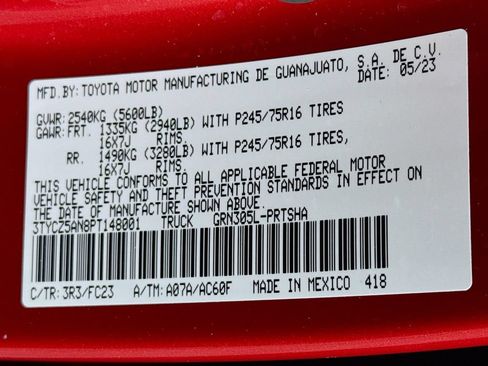 Used 2023 Toyota Tacoma SR5 AWD/4WD image 16