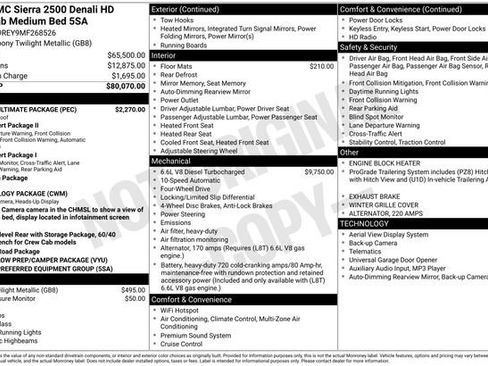 Used 2021 GMC Sierra 2500 Denali w/ Denali Ultimate Package image 2