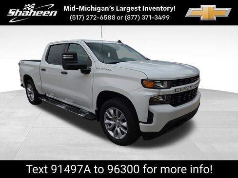 Certified 2021 Chevrolet Silverado 1500 Custom w/ Custom Max Trailering Package AWD/4WD image 1