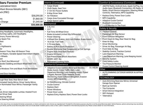 Certified 2024 Subaru Forester Premium image 33