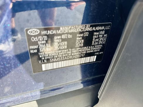 Used 2020 Hyundai Santa Fe SEL w/ Convenience + Premium Package FWD image 28