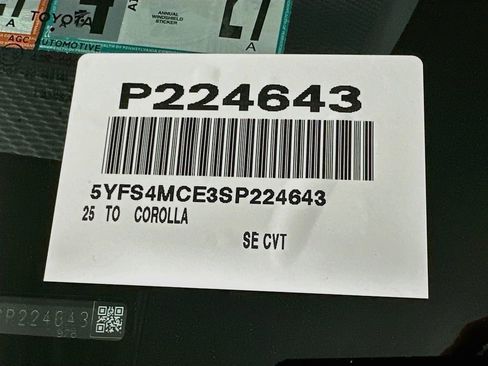 Certified 2025 Toyota Corolla SE FWD image 22