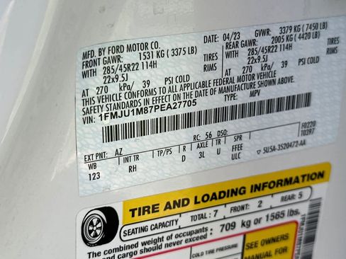 Certified 2023 Ford Expedition Platinum AWD/4WD image 31