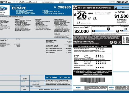 Used 2014 Ford Escape Titanium FWD image 13