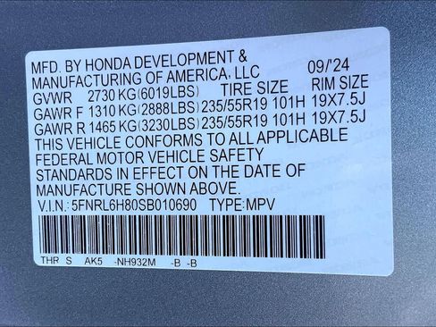 Used 2025 Honda Odyssey Touring image 33