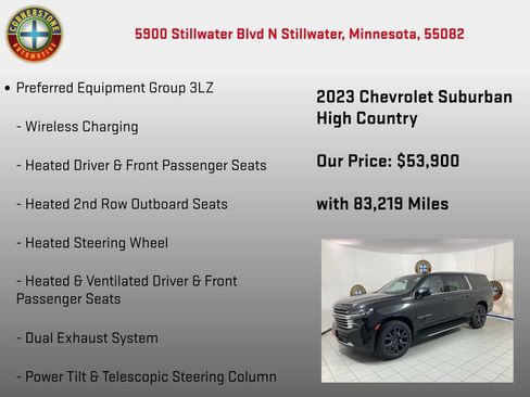 Used 2023 Chevrolet Suburban High Country AWD/4WD image 15