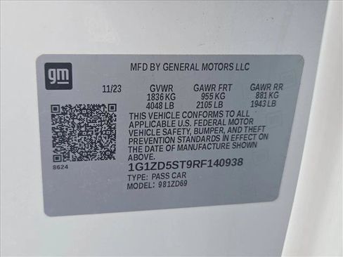 Certified 2024 Chevrolet Malibu LT FWD image 24