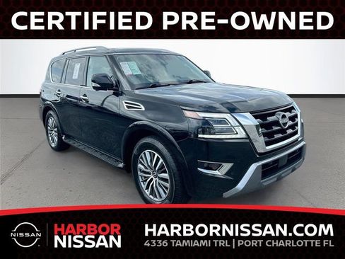 Used 2024 Nissan Armada SL w/ Captain's Chairs Package RWD image 1