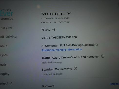 Used 2022 Tesla Model Y Long Range AWD/4WD image 7