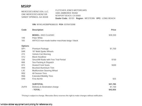 Certified 2023 Mercedes-Benz CLA 250 image 4