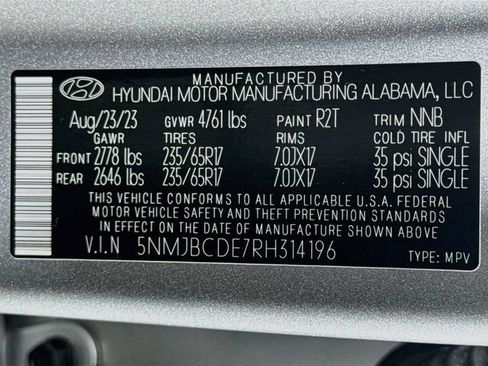 Used 2024 Hyundai Tucson SEL AWD/4WD image 16