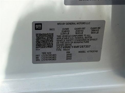 Used 2021 GMC Sierra 2500 SLE w/ SLE Value Package; image 40