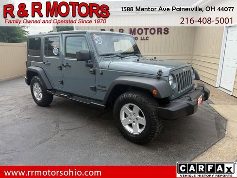 Used 2015 Jeep Wrangler Unlimited Sport w/ Quick Order Package 24S AWD/4WD image 1