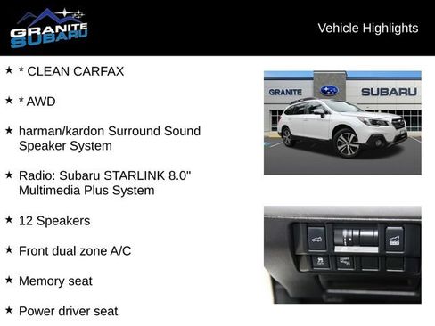 Used 2018 Subaru Outback 2.5i Limited AWD/4WD image 2