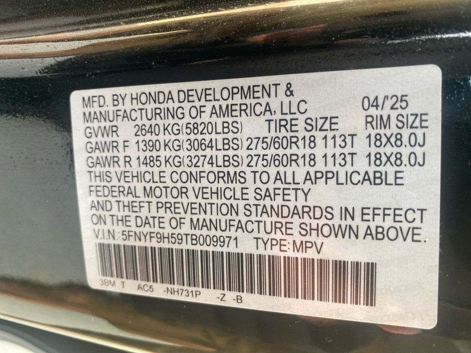 Certified 2026 Honda Passport TrailSport image 39