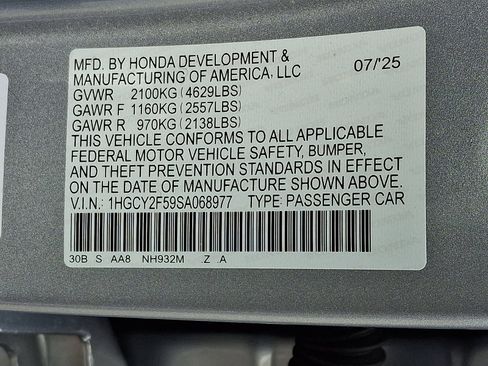 Certified 2025 Honda Accord Sport image 4