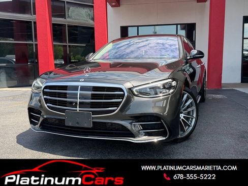 Used 2021 Mercedes-Benz S 580 4MATIC Sedan image 1