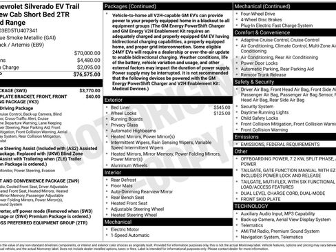 New 2026 Chevrolet Silverado EV Trail Boss w/ Plus Package image 4