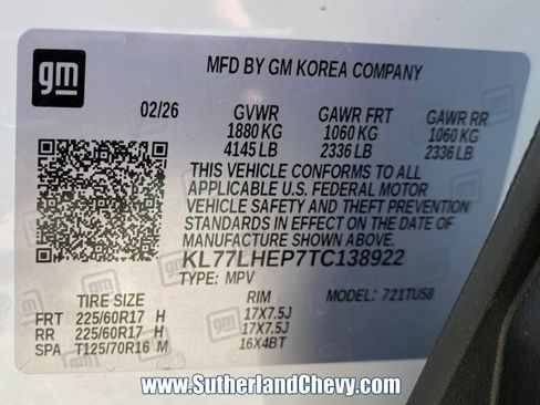 New 2026 Chevrolet Trax LT w/ Sunroof Package FWD image 39