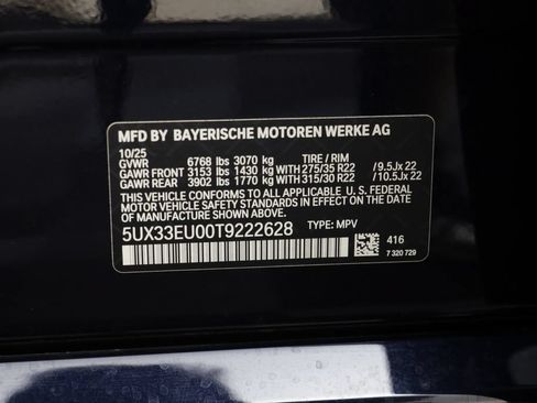 Used 2026 BMW X5 M60i AWD/4WD image 25