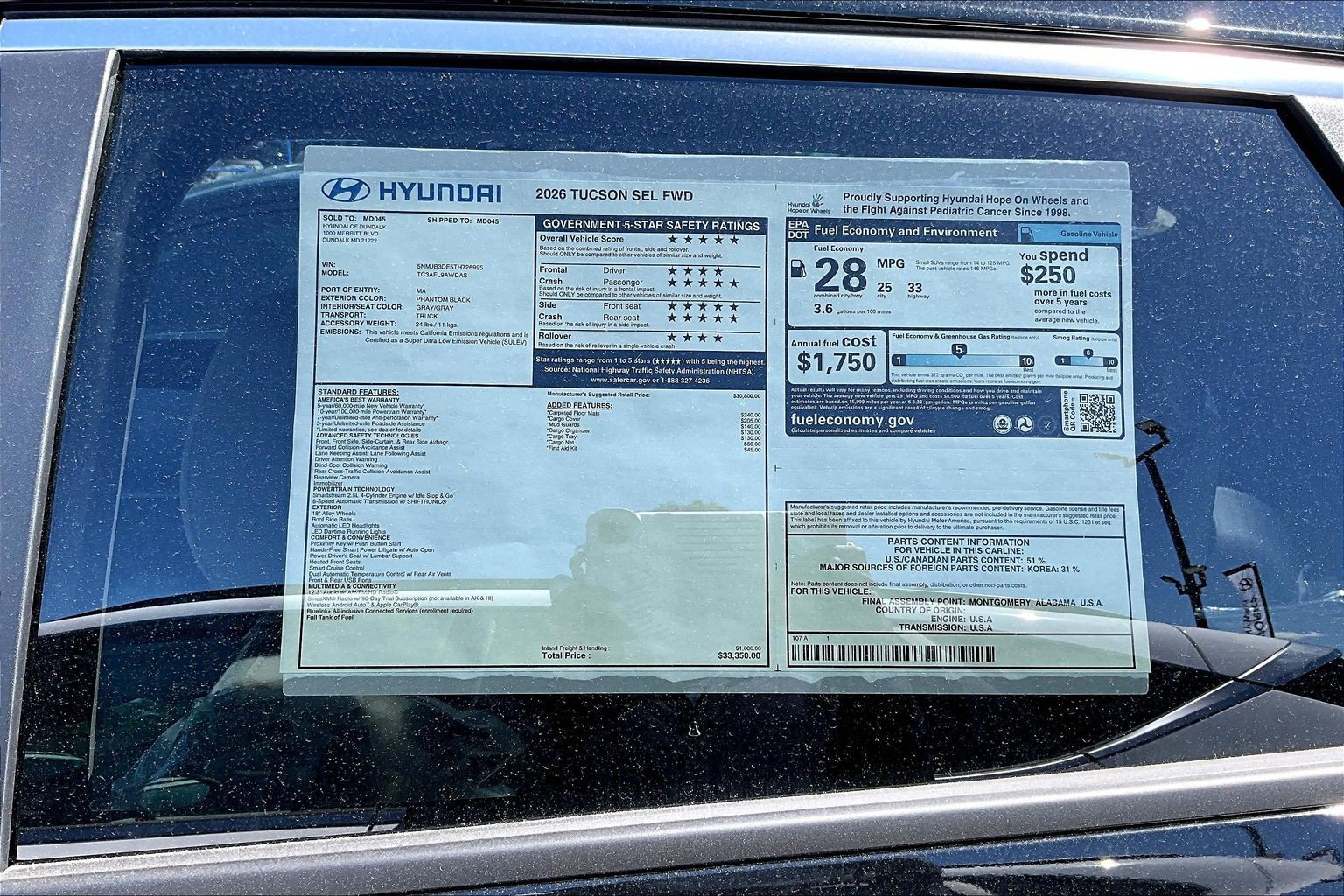 New 2026 Hyundai Tucson SEL Plus FWD image 14