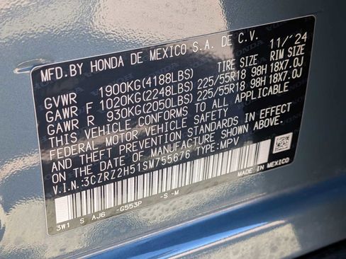 Certified 2025 Honda HR-V Sport image 29