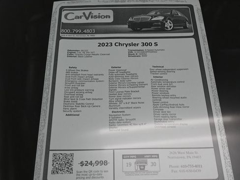 Used 2023 Chrysler 300 S image 38