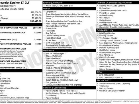 Used 2020 Chevrolet Equinox LT FWD image 32