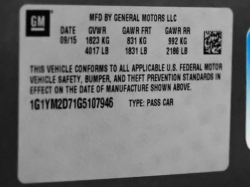 Used 2016 Chevrolet Corvette Stingray Coupe w/ 3LT Preferred Equipment Group RWD image 68