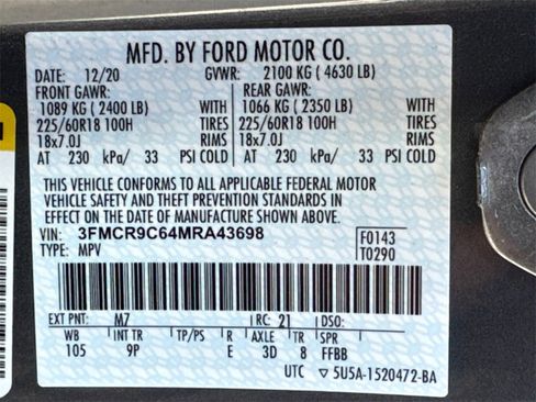 Used 2021 Ford Bronco Sport Outer Banks image 31