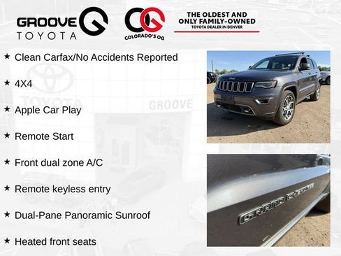 Used 2018 Jeep Grand Cherokee Limited AWD/4WD image 4
