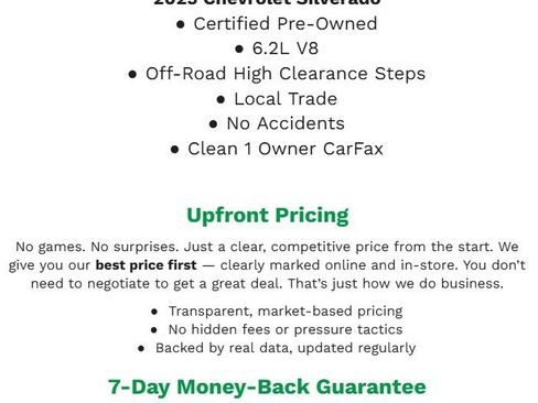 Certified 2025 Chevrolet Silverado 1500 LT Trail Boss w/ Convenience Package II image 2