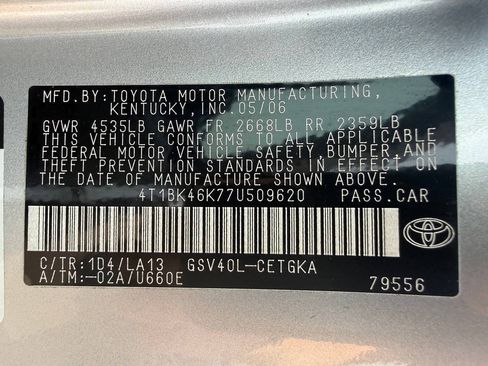 Used 2007 Toyota Camry XLE FWD image 37