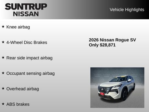 Used 2026 Nissan Rogue SV AWD/4WD image 23