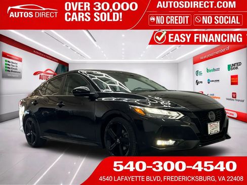 Used 2023 Nissan Sentra SR w/ Midnight Edition Package FWD image 1