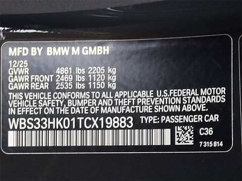 New 2026 BMW M4 xDrive Competition w/ Parking Assistance Package image 17