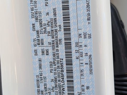 New 2025 Ford F150 Platinum w/ Equipment Group 702A High image 28