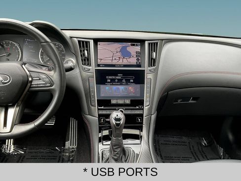 Certified 2022 INFINITI Q50 Red Sport 400 w/ Carbon Fiber Package AWD/4WD image 9