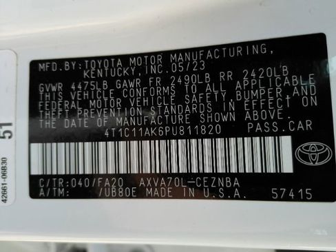 Used 2023 Toyota Camry LE FWD image 47