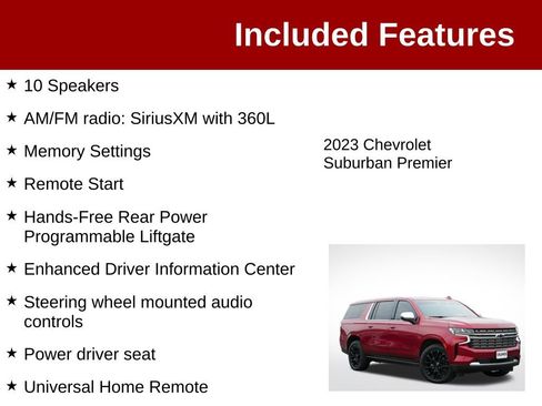 Used 2023 Chevrolet Suburban Premier AWD/4WD image 4