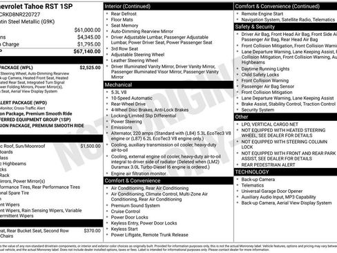 Certified 2022 Chevrolet Tahoe RST w/ Luxury Package RWD image 35