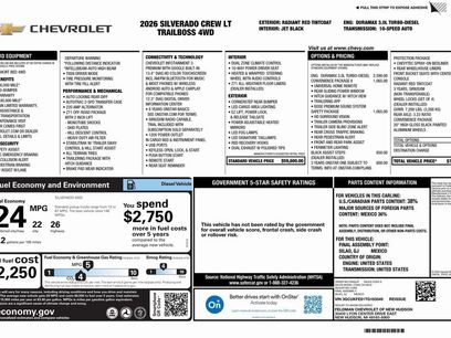 New 2026 Chevrolet Silverado 1500 LT Trail Boss w/ Safety Package