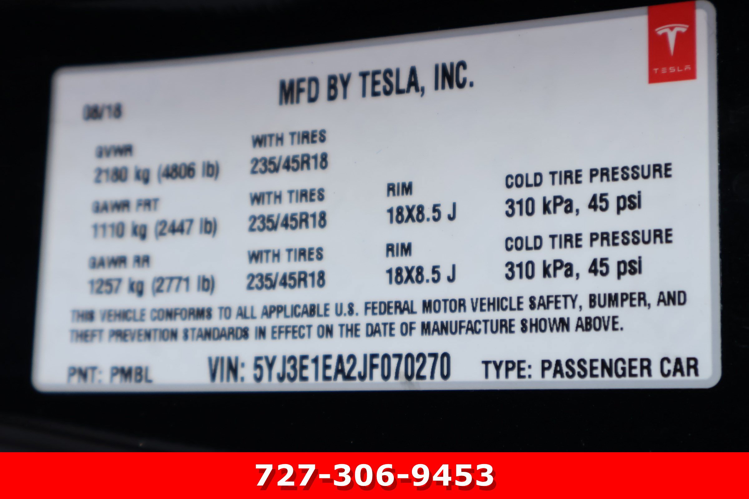 Used 2018 Tesla Model 3 RWD image 23